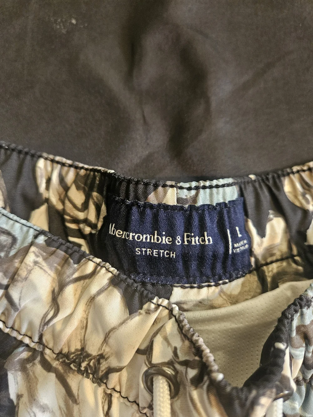 Abercrombie & Fitch Black Floral Swim Trunks - Picture 2 of 4